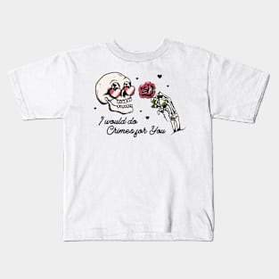 Valentine's Skull Kids T-Shirt